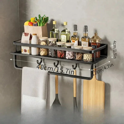Zwart Keukenrek Modern Design voor Keukengerei