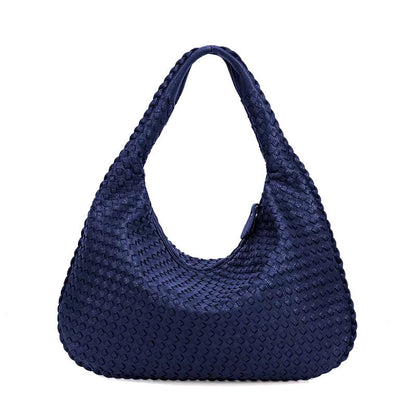 Luxe Geweven Handtas – Tijdloze Elegantie & Comfort voor Elke Dag