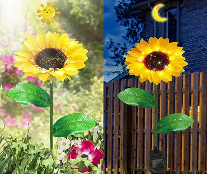 Zonnebloem Lamp Waterdicht Op Zonne-energie Met Solar Panel