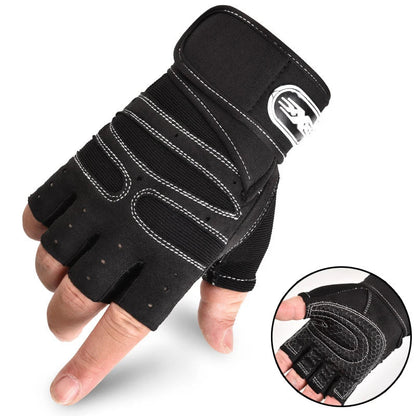Gym Handschoenen Schokbestendig met Ondersteuning voor Fitness