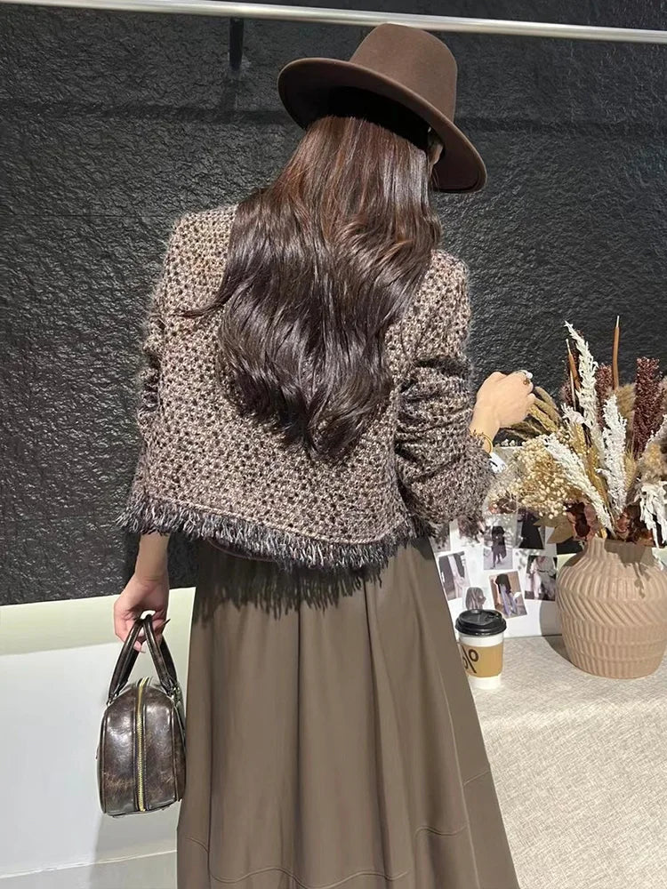 Vintage Mode Jas voor Dames Uniek Design