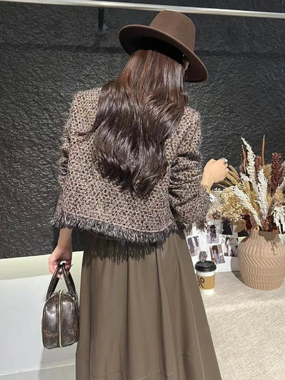 Vintage Mode Jas voor Dames Uniek Design