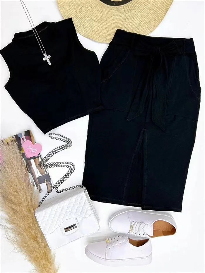 Vrouwelijke Casual Tweedelige Setjes - Mode Vibes