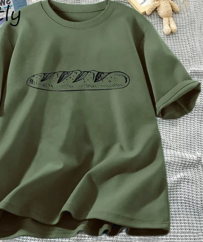 Zomerse Baguette T-shirt - Luminous Chic