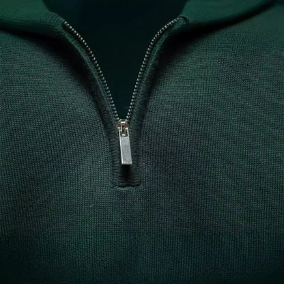 Heren Quarter-Zip Trui – Klassiek en Comfortabel – Regular Fit
