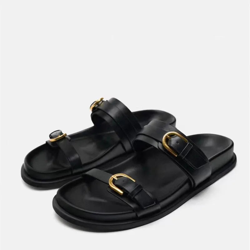 Zomerlief Comfortabele Gespsandalen