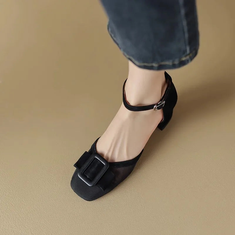 TrendyChic Mesh Holle Hoge Hakken