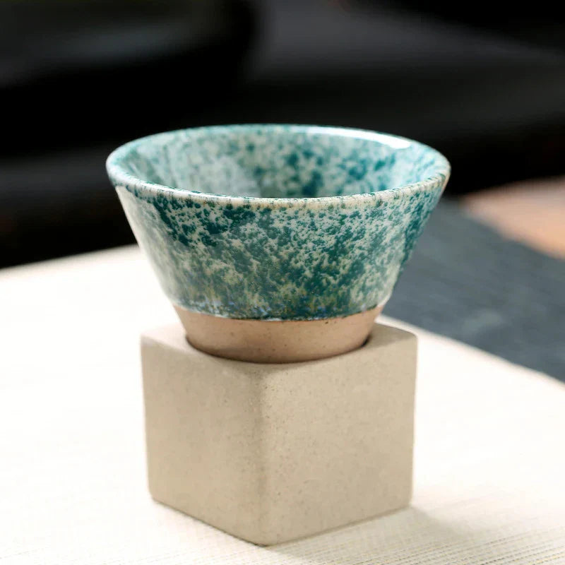 Handgemaakte Japanse Koffie- en Theekop Ceramiek Zen Stijl