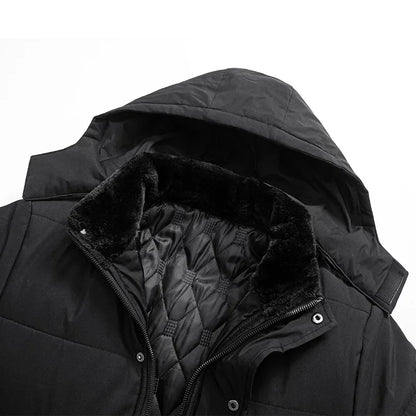 Heren Winterjas Warm Fleece Parka Waterdicht