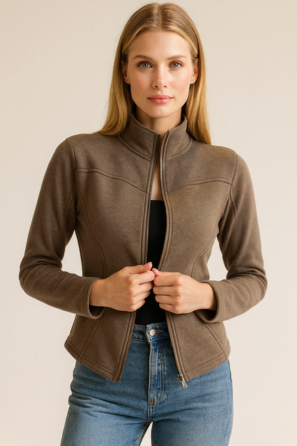 Dames Vest Sportief Timeless Model met Rits
