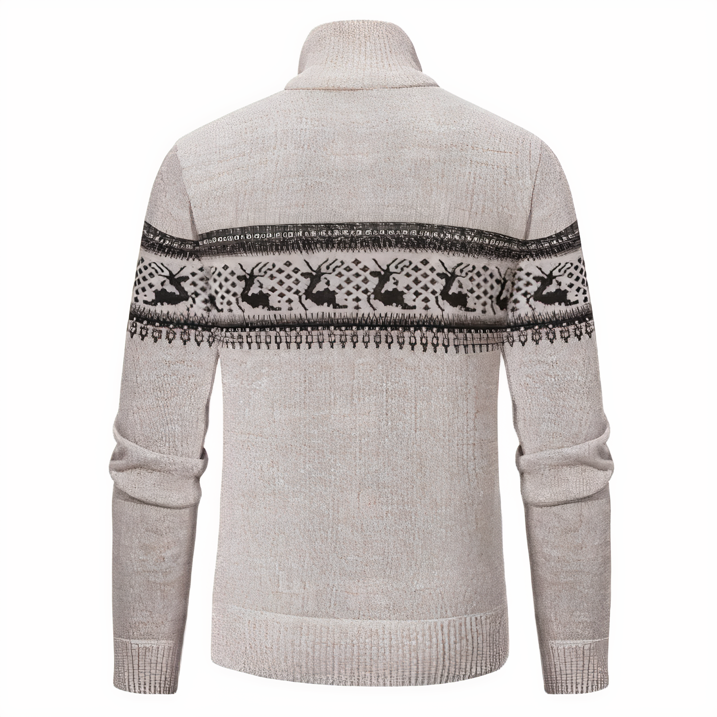 Heren Trui Comfortabel Katoen Casual Halve Rits