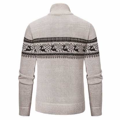 Heren Trui Comfortabel Katoen Casual Halve Rits