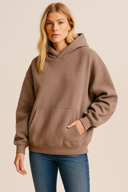 Dames Hoodie Oversized met Kangaroo Zakken Zacht en Casual