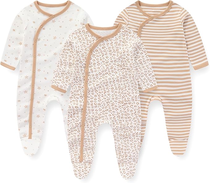 Baby Rompers 3-12 Maanden - Set van 3 Stuks - Mode Vibes