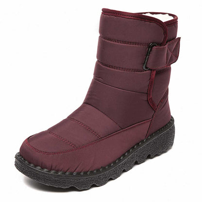 Nordelle – Waterdichte Dames Sneeuwlaarzen met Antislip Zool en Warme Voering