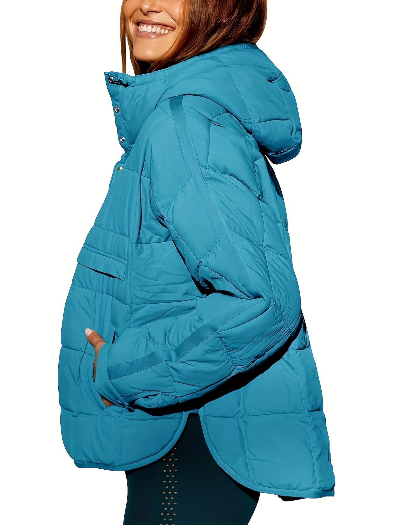Dames Winterjas Gewatteerd Warm en Waterdicht