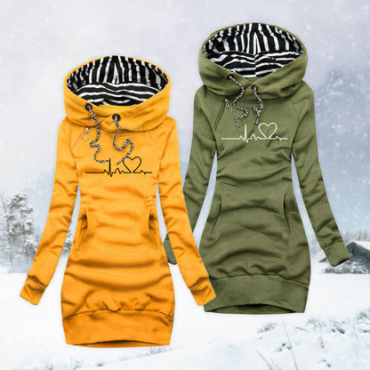 Dames Truijurk Met Print Comfortabele Pasvorm