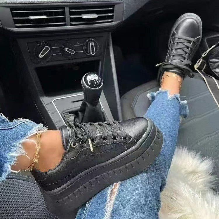 Dames Sneakers Luxe Platform Stijlvolle Schoenen