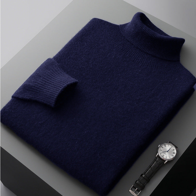 Heren Coltrui – Warme Wintertrui van Wol met Slim Fit
