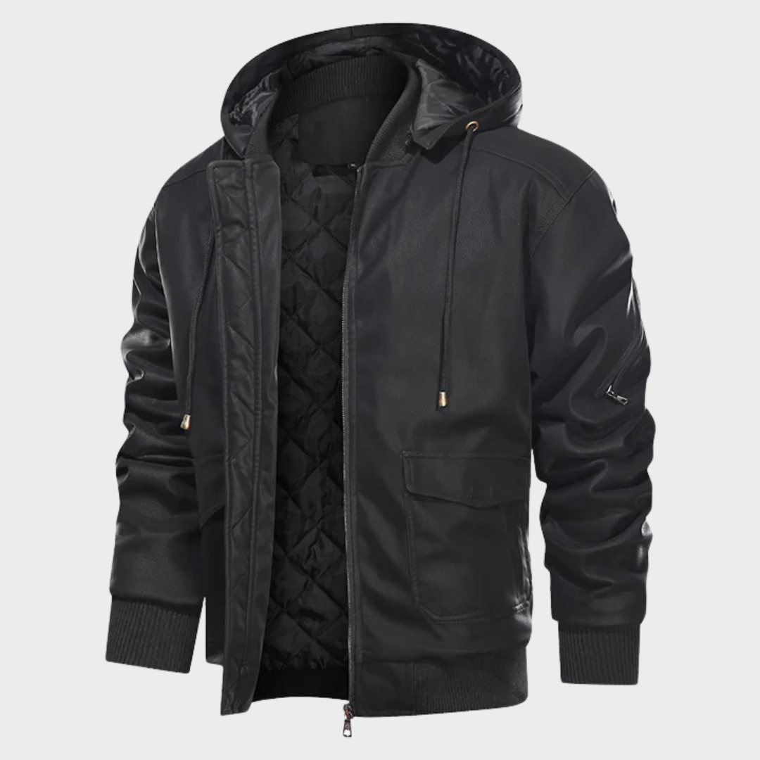 Heren Gewatteerde Hoodie Warme Jas