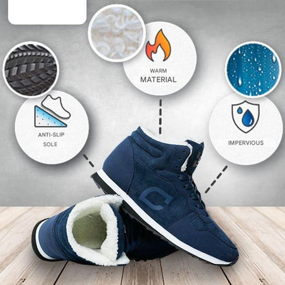Herenschoenen Gevoerd Warm en Comfortabel