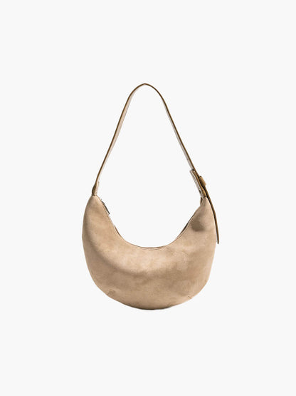 Suède Halvemaan Tas voor Dames