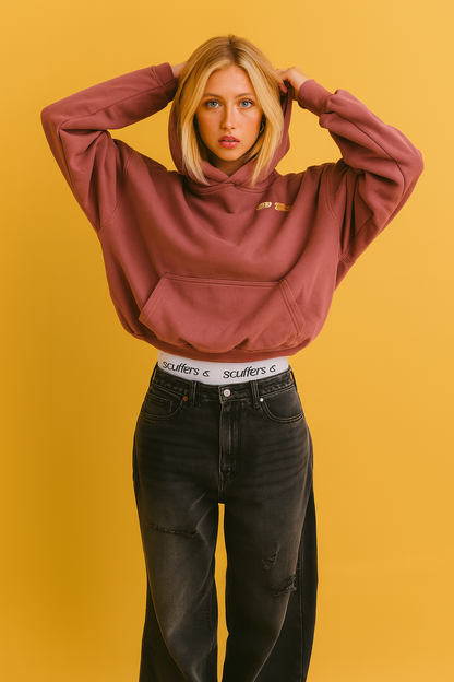 Dames Hoodie Luxe Ontspannen Fit Zacht Comfortabel