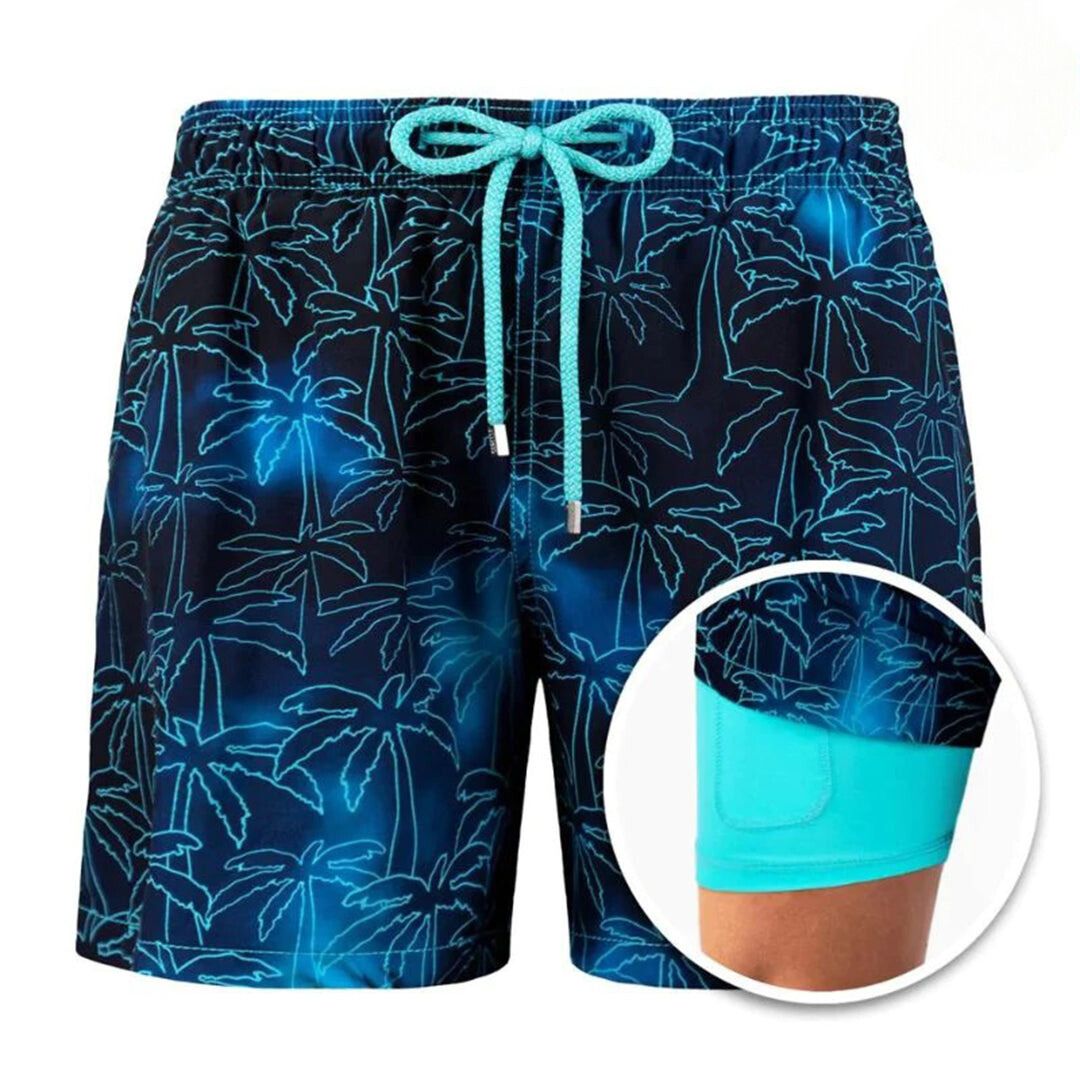 Heren Zwembroek met Print Trendy Julien - Mode Vibes
