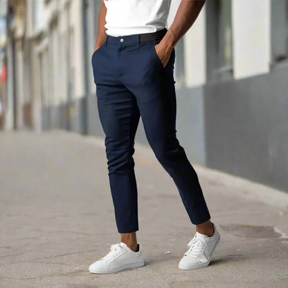Stretch Broek Slim Fit voor Mannen Stijlvol Design