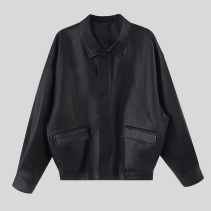 Leren Jack Vintage Stijl Florence Model - Mode Vibes