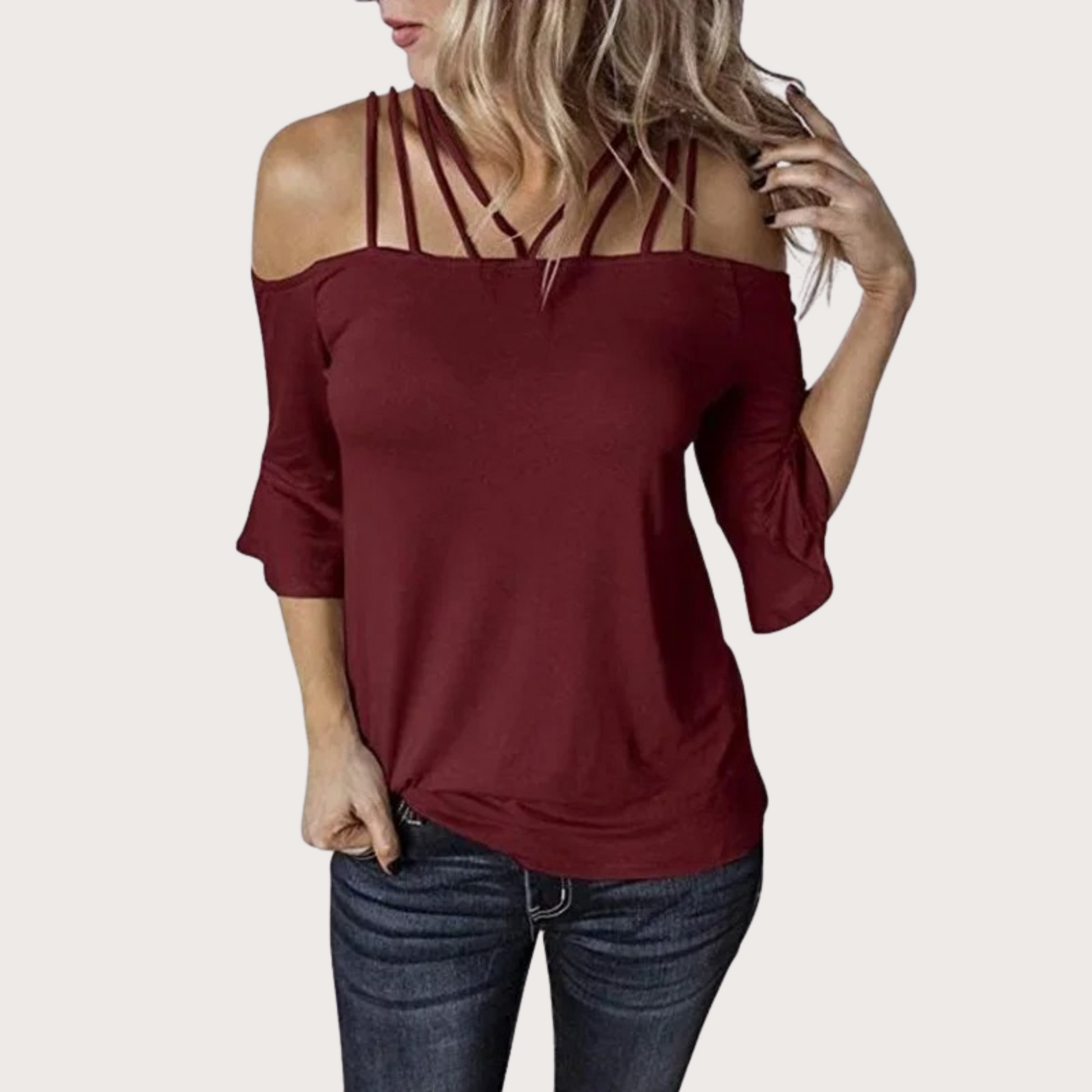 Dames Modetop Alma Stijlvol en Comfortabel - Mode Vibes