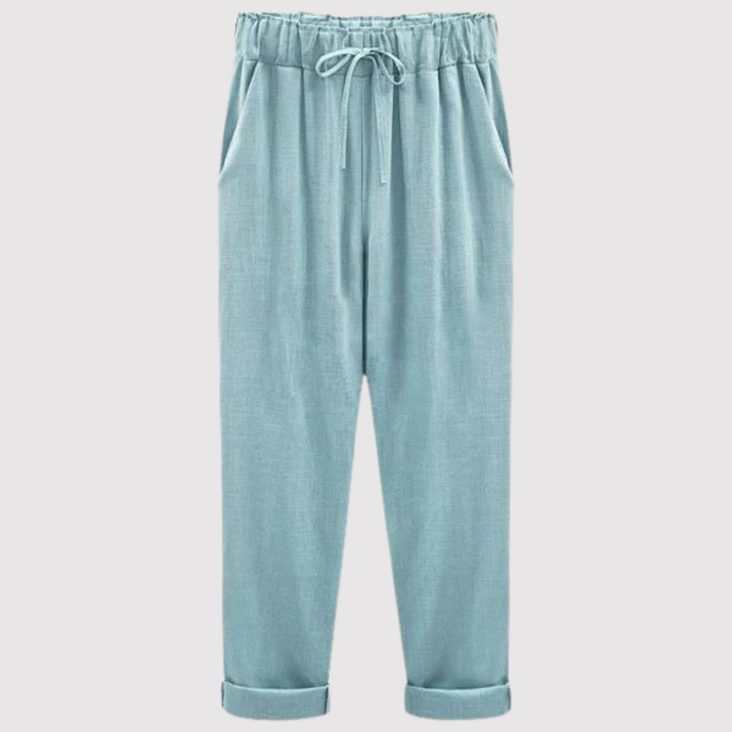 Vrouwelijke Katoenen Broek Zomer Linnen Stijl