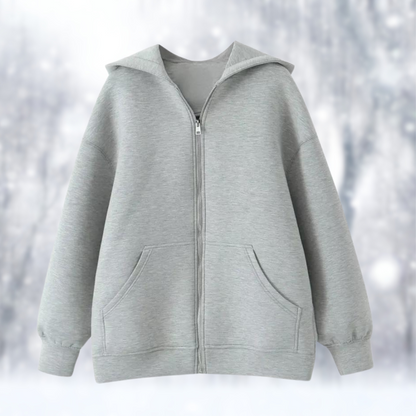 Dames Hoodie Lange Mouwen Zacht en Warm - Mode Vibes