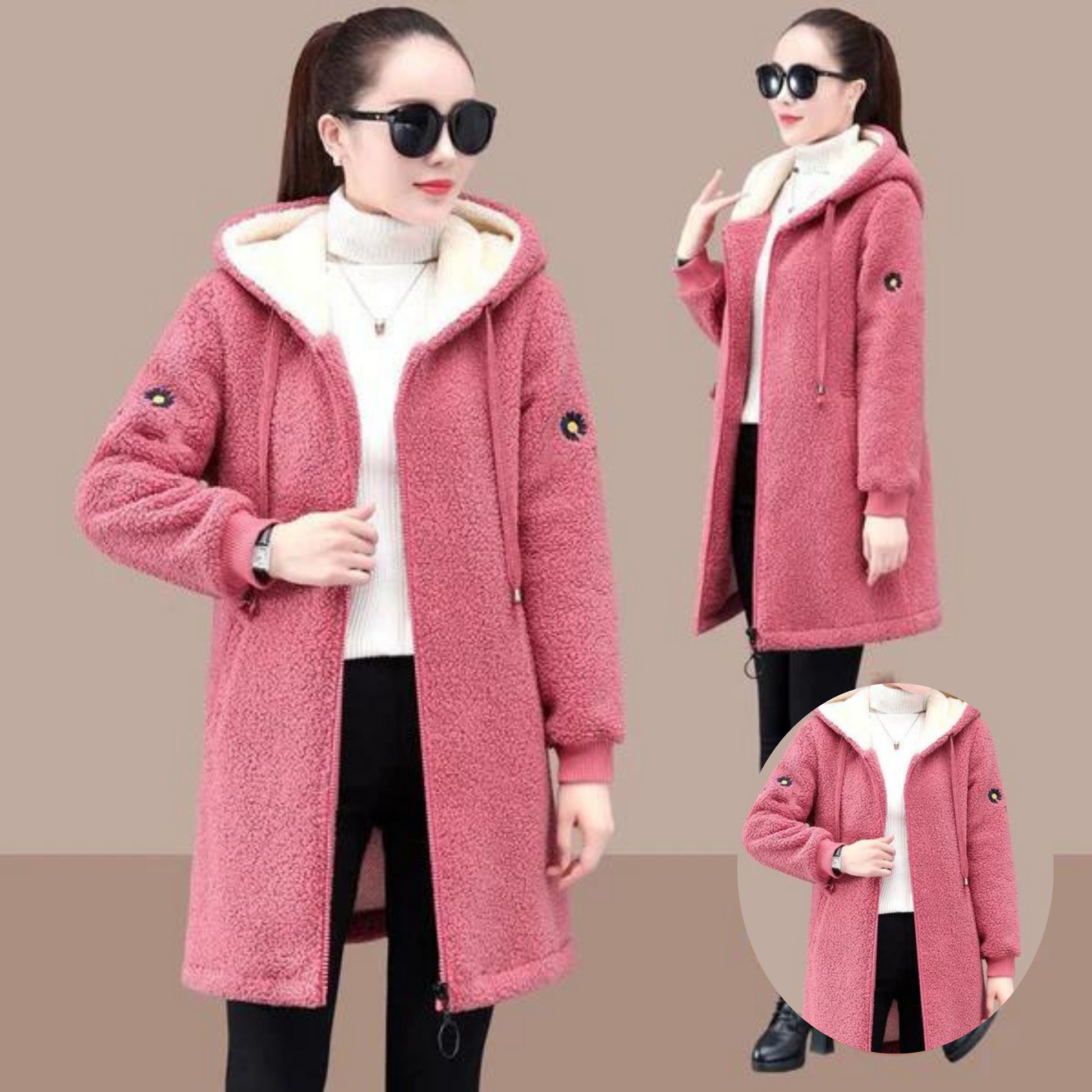 Lange Winterjas Dames Warm en Waterdicht - Mode Vibes