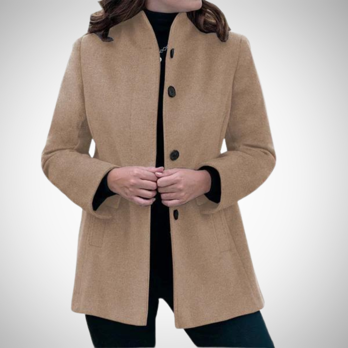 Elegant Jasje Met Knopen voor Vrouw