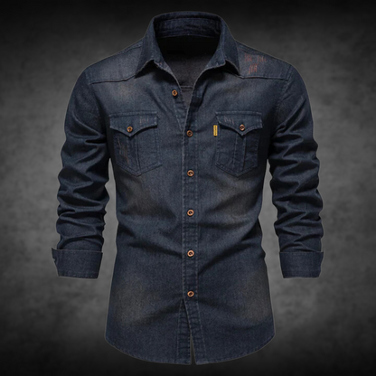 Shirt Lange Mouwen Casual Katoen