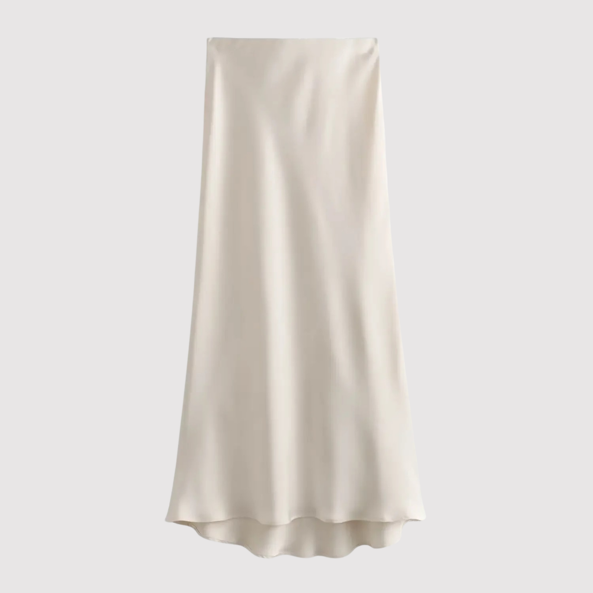 Satijnen Lange Avondrok Elegante Stijl - Mode Vibes