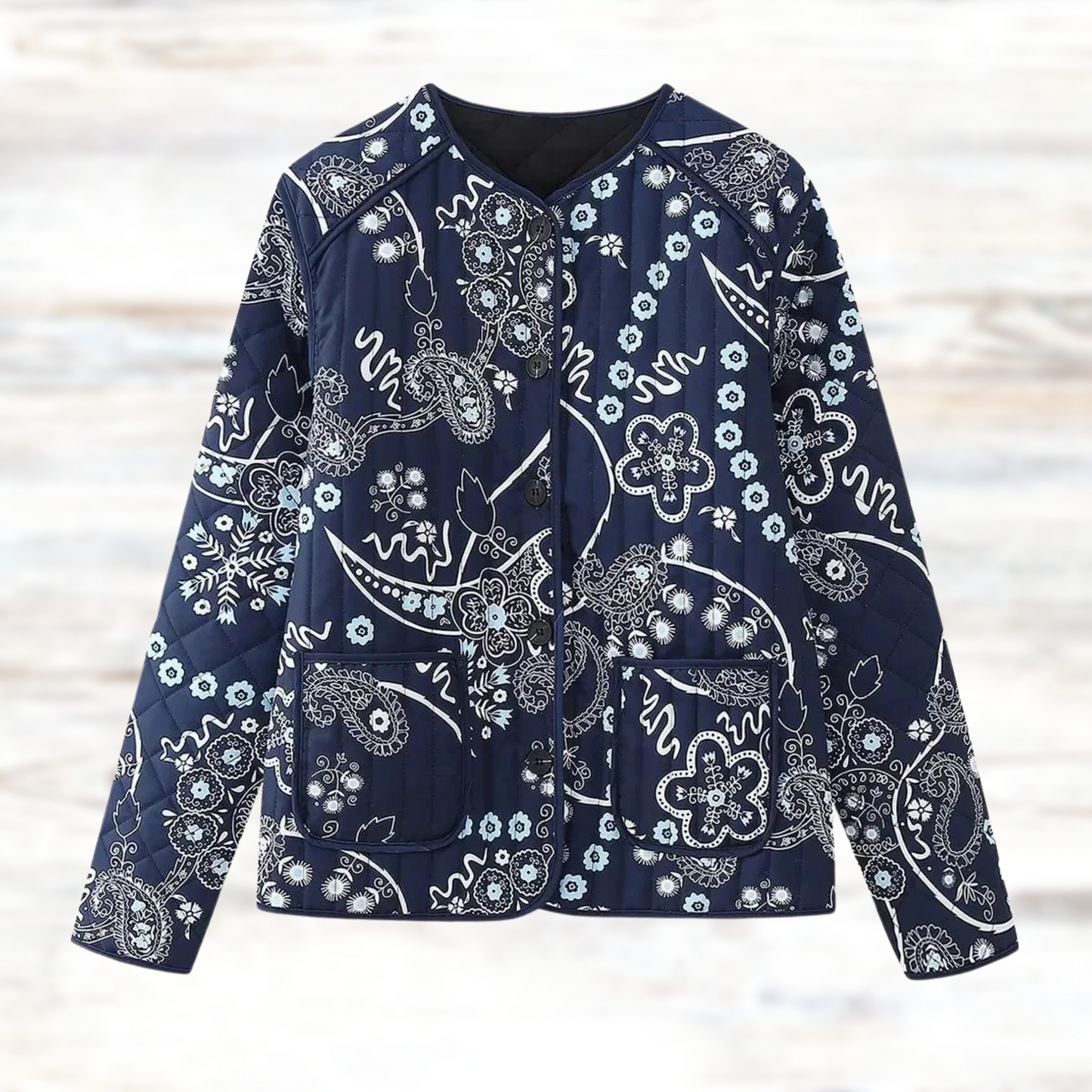 Bloemenprint Jasje Vintage Stijl Dames