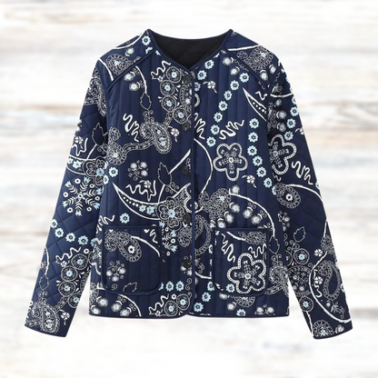 Bloemenprint Jasje Vintage Stijl Dames