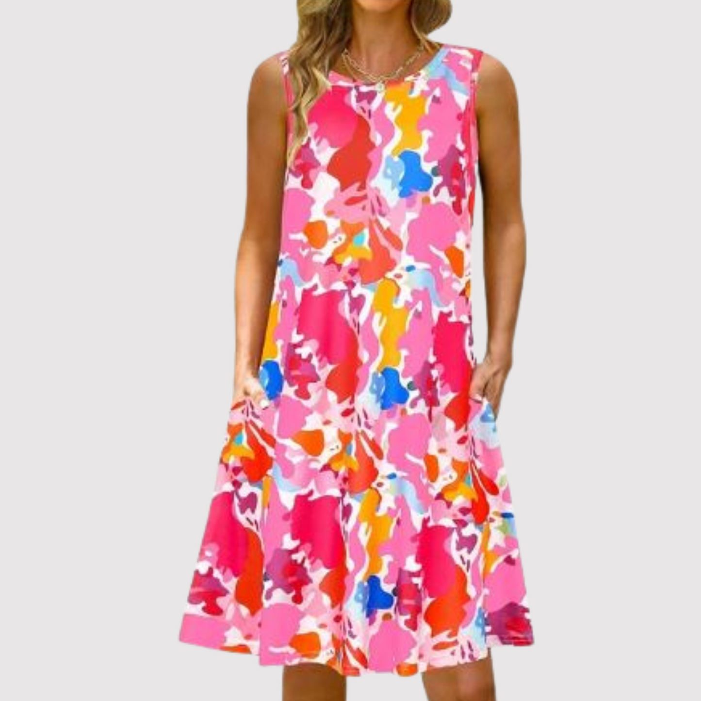 Losse Zomerjurk Vrouwen Casual Stijl - Mode Vibes