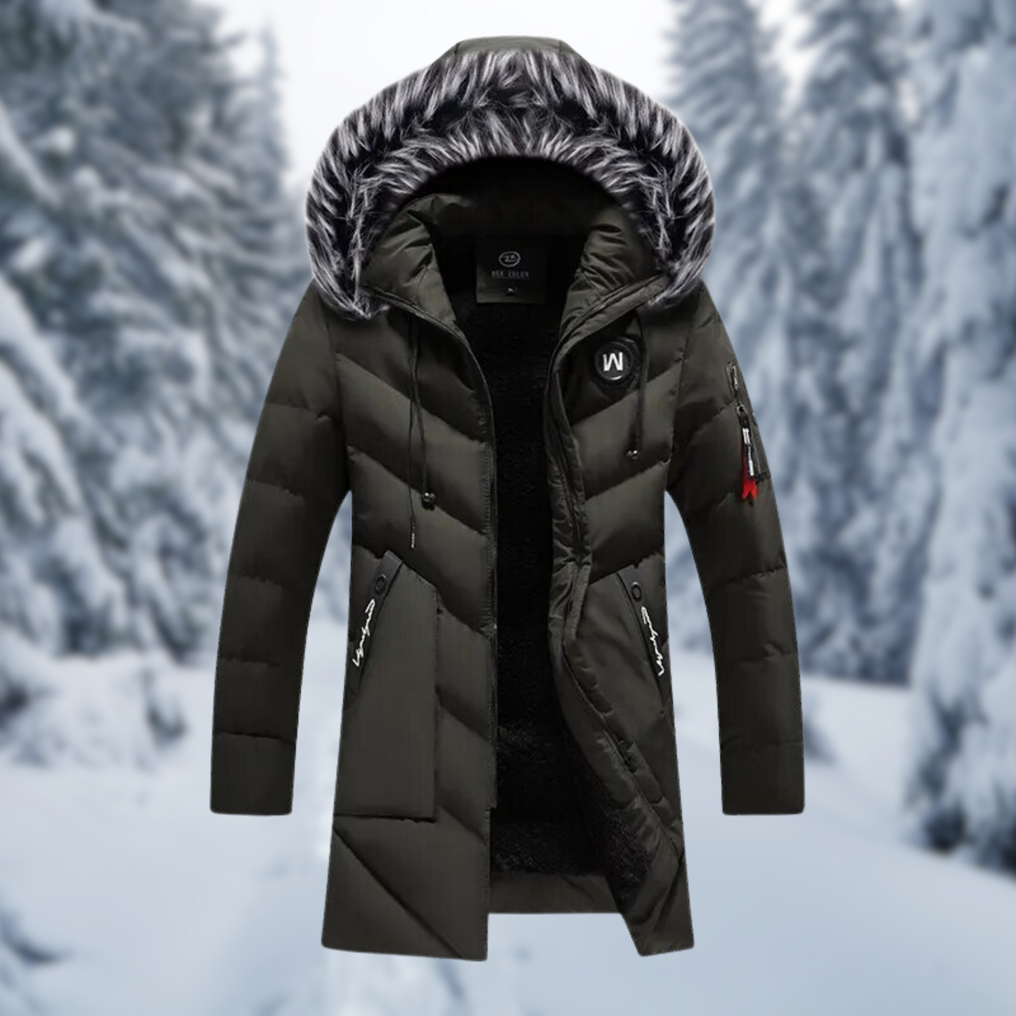 Dunne Winterjas Gewatteerd Warm voor Vrouw