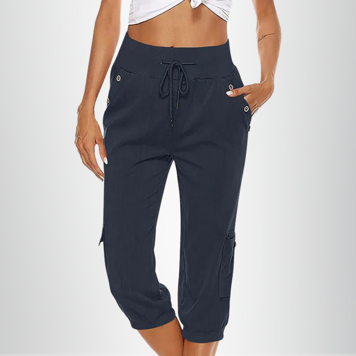 Vrouwelijke Casual Broek Comfortabel Zomerse Stijl