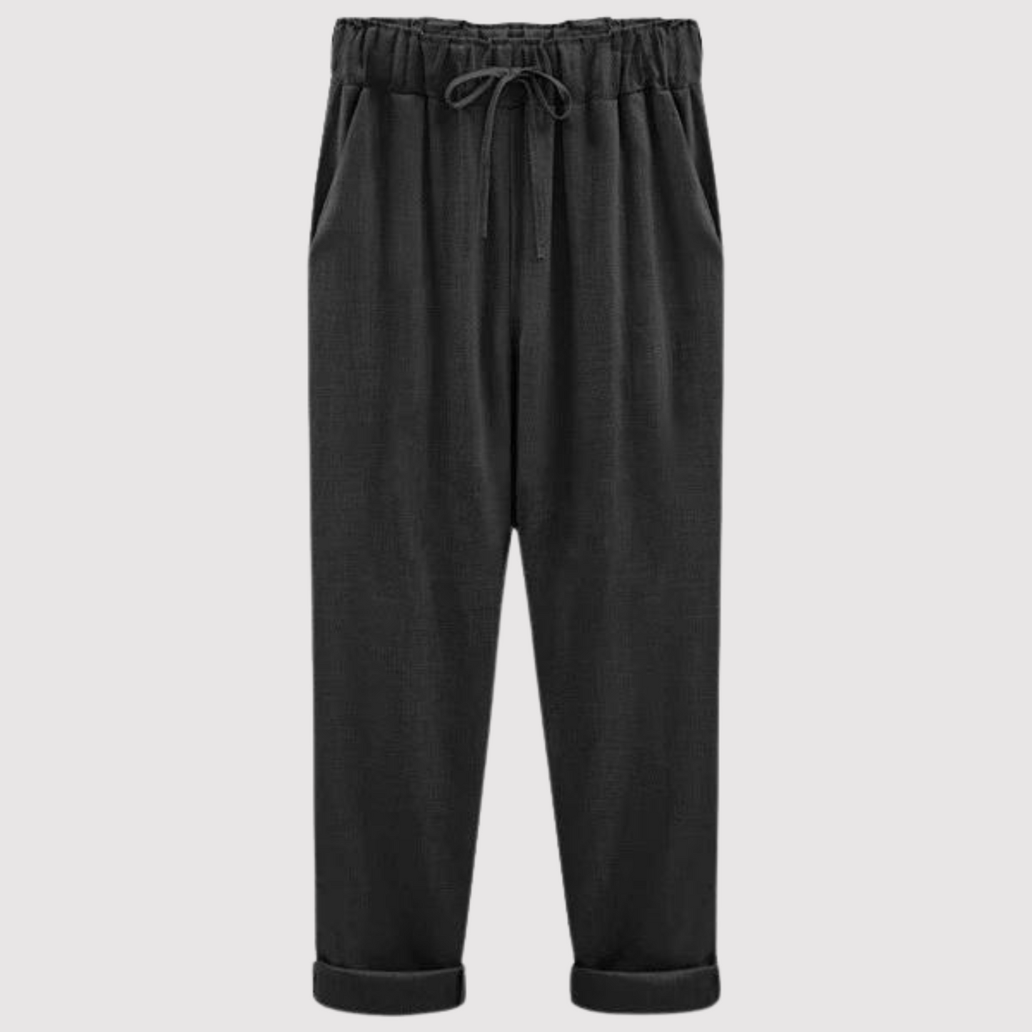 Vrouwelijke Katoenen Broek Zomer Linnen Stijl