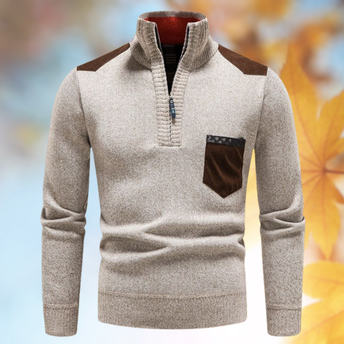 Herense Softshell Trui met Rits en Capuchon