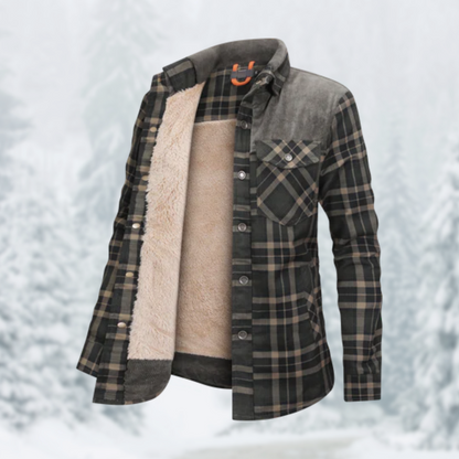 Wandeljack Dames Flanellen Warm en Waterdicht