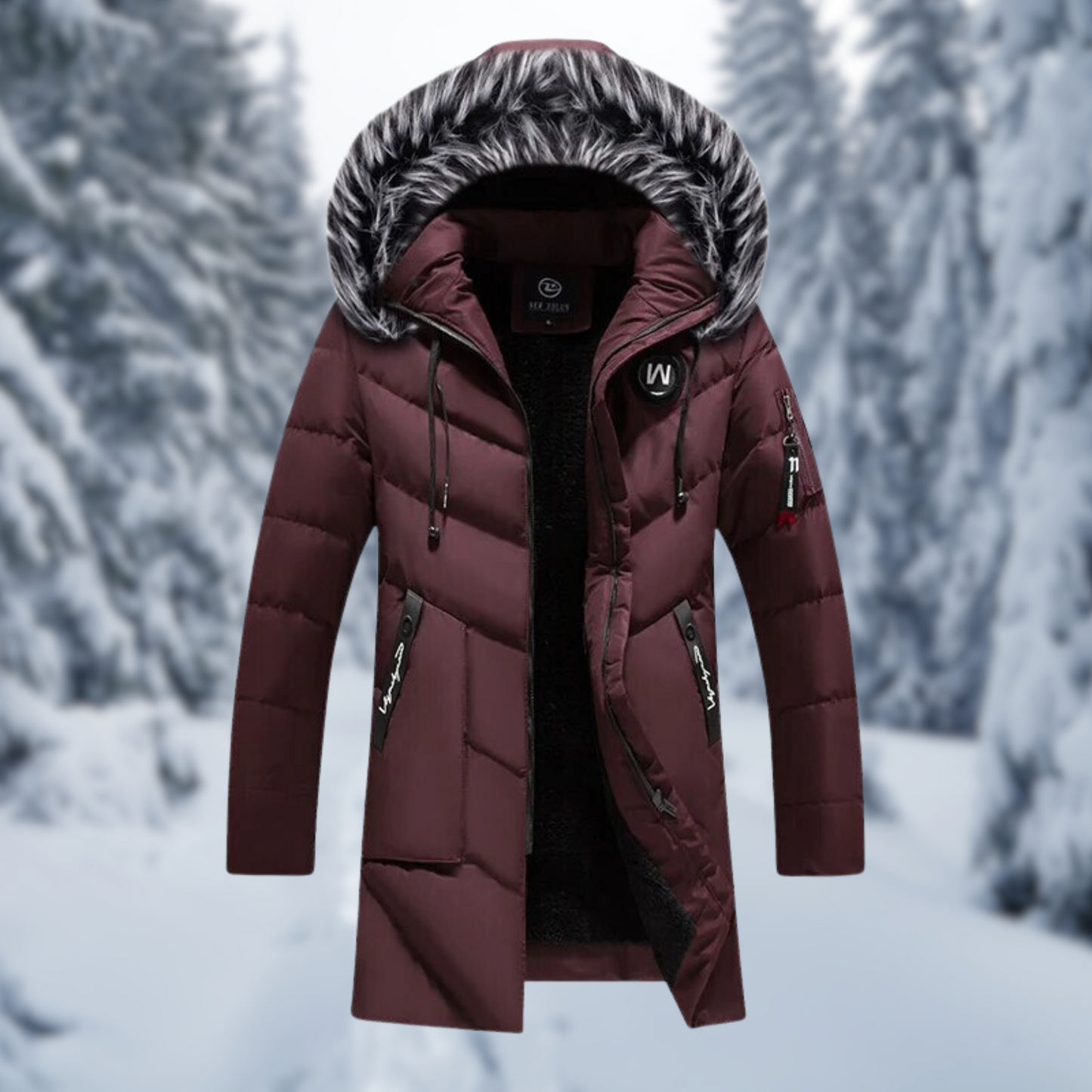 Dunne Winterjas Gewatteerd Warm voor Vrouw