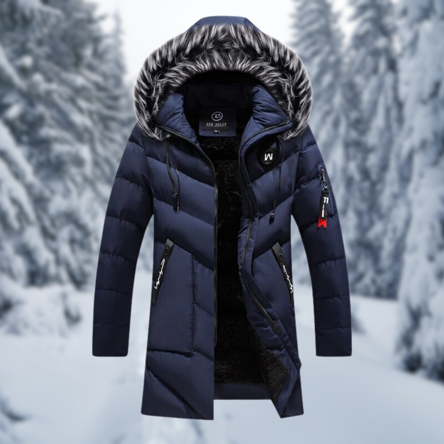 Dunne Winterjas Gewatteerd Warm voor Vrouw