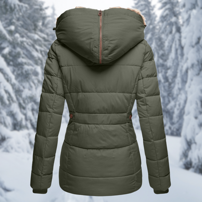 Dames Winterjas Elegante Warm en Waterdicht