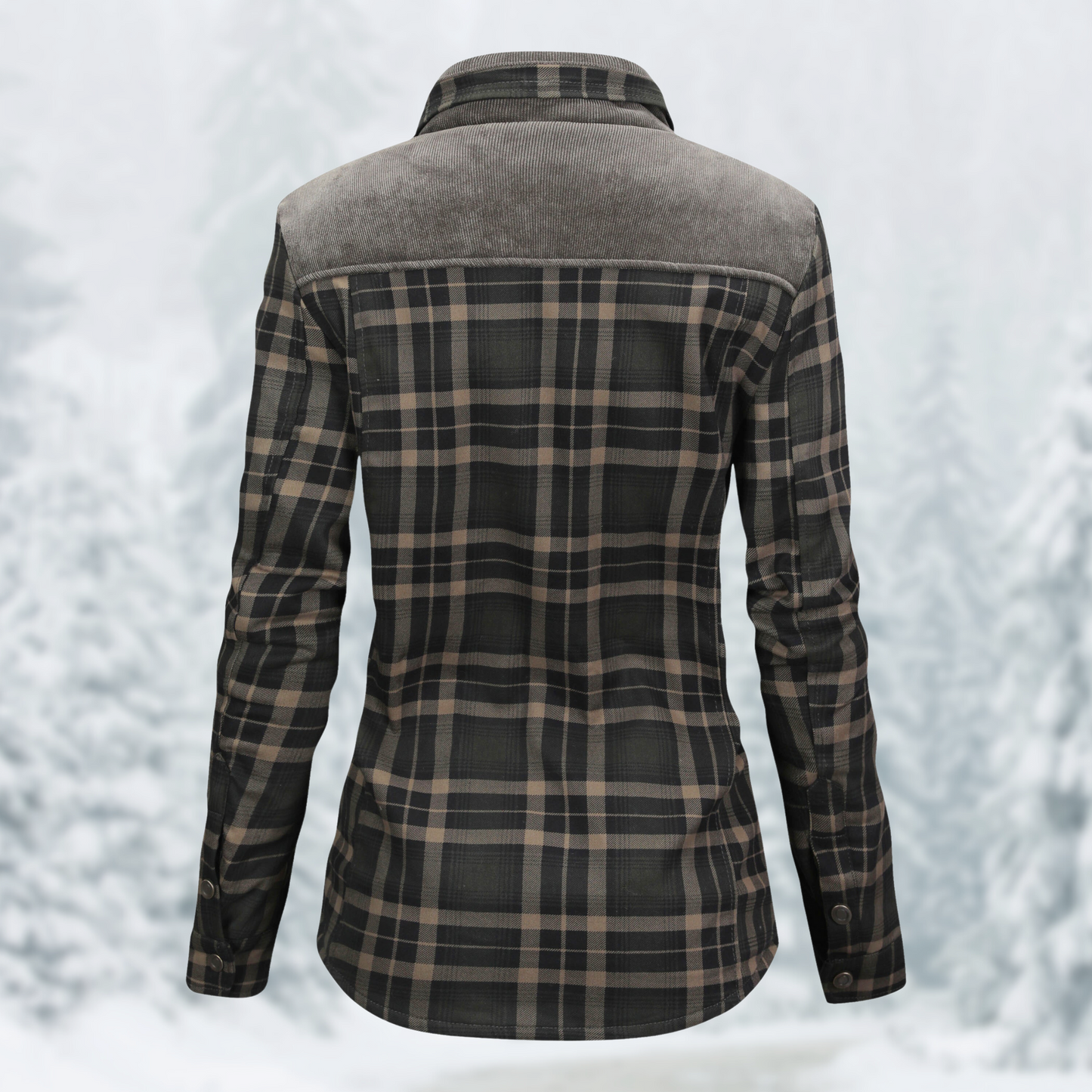 Wandeljack Dames Flanellen Warm en Waterdicht