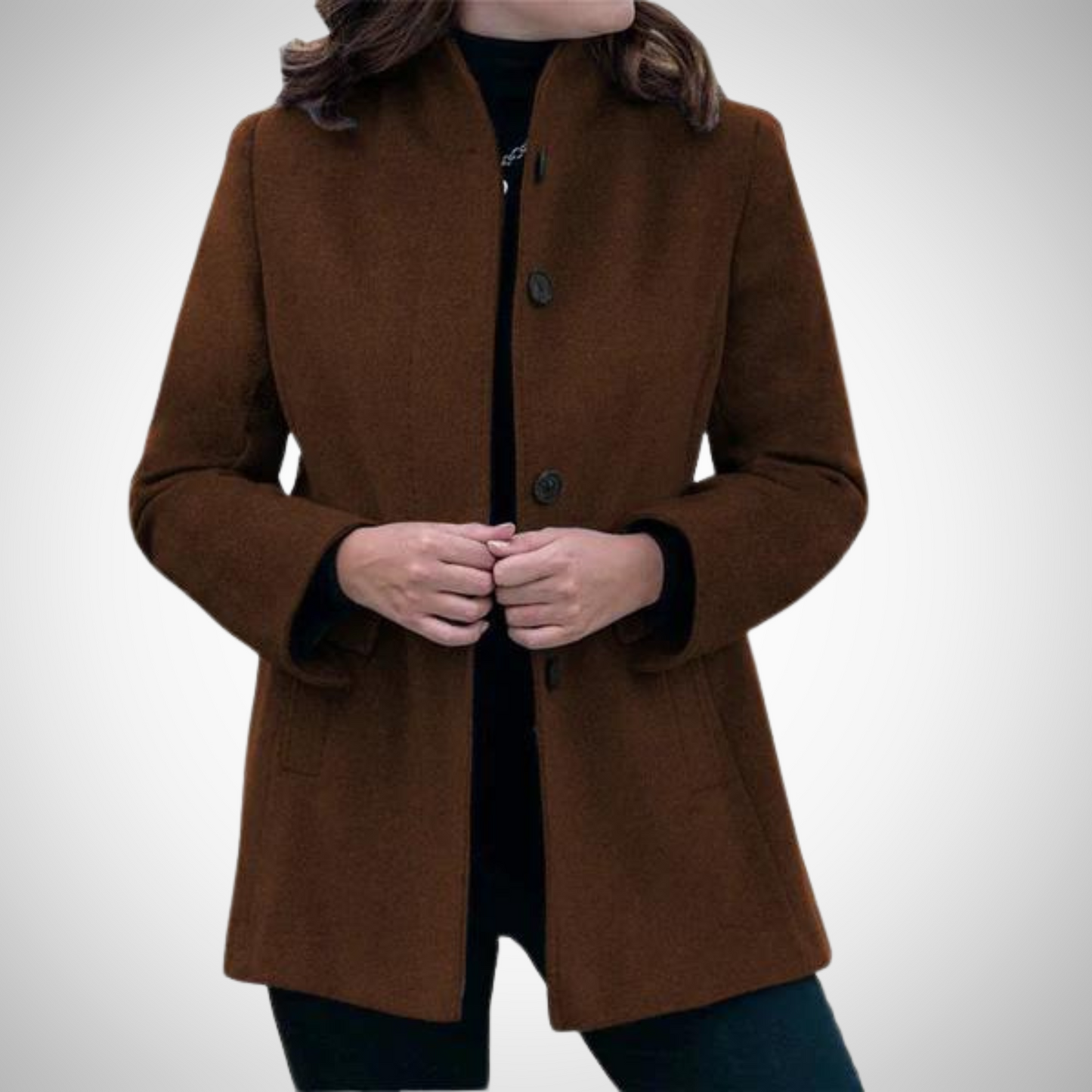 Elegant Jasje Met Knopen voor Vrouw